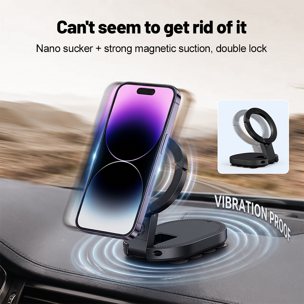 Gadgets For Electronics - 360 ° حامل هاتف مغناطيسي دوار