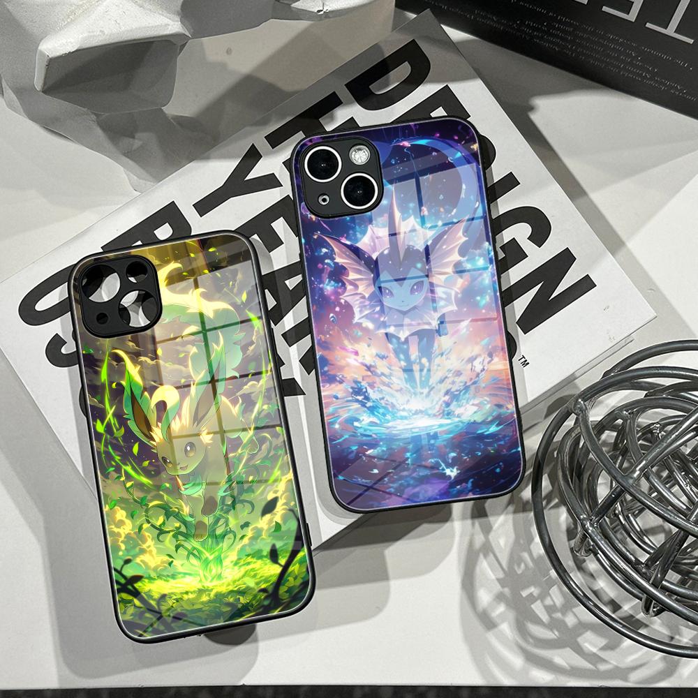 Apple Iphone 15 - غطاء هاتف P-Pokemons مع غلاف زجاجي
