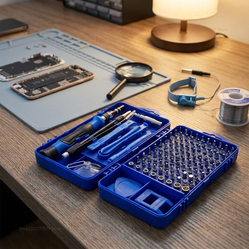 طقم مفكات متعدد الوظائف 115 في - مراجعة Electronics Repair Gadgets وسعره