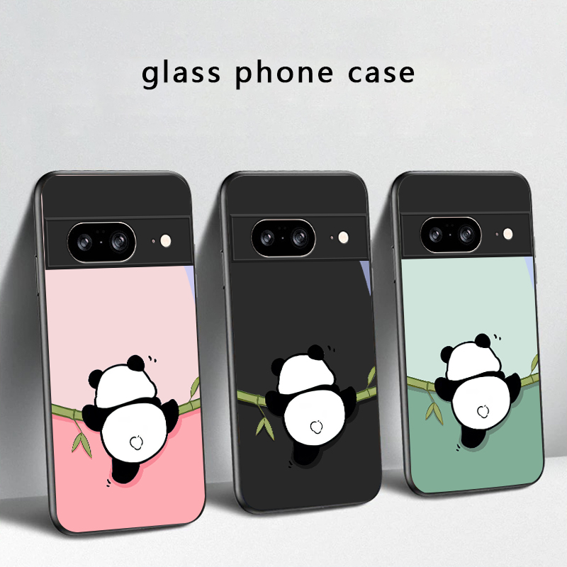 غطاء هاتف زجاجي أسود بتصميم با - مراجعة Google Pixel 8A وسعره