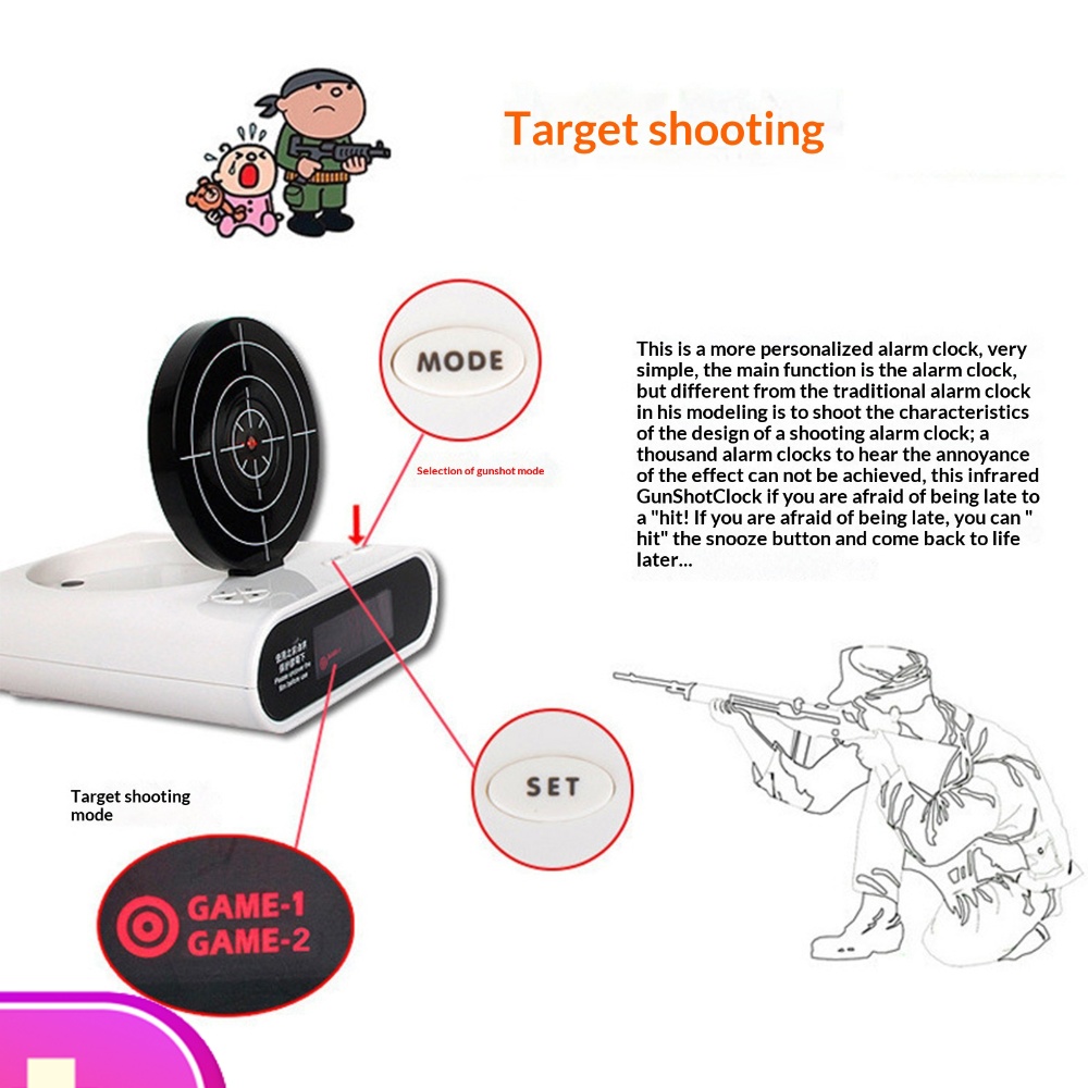 ساعة مكتب إلكترونية إبداعية بش - مراجعة Electronics Gadgets To Gift وسعره