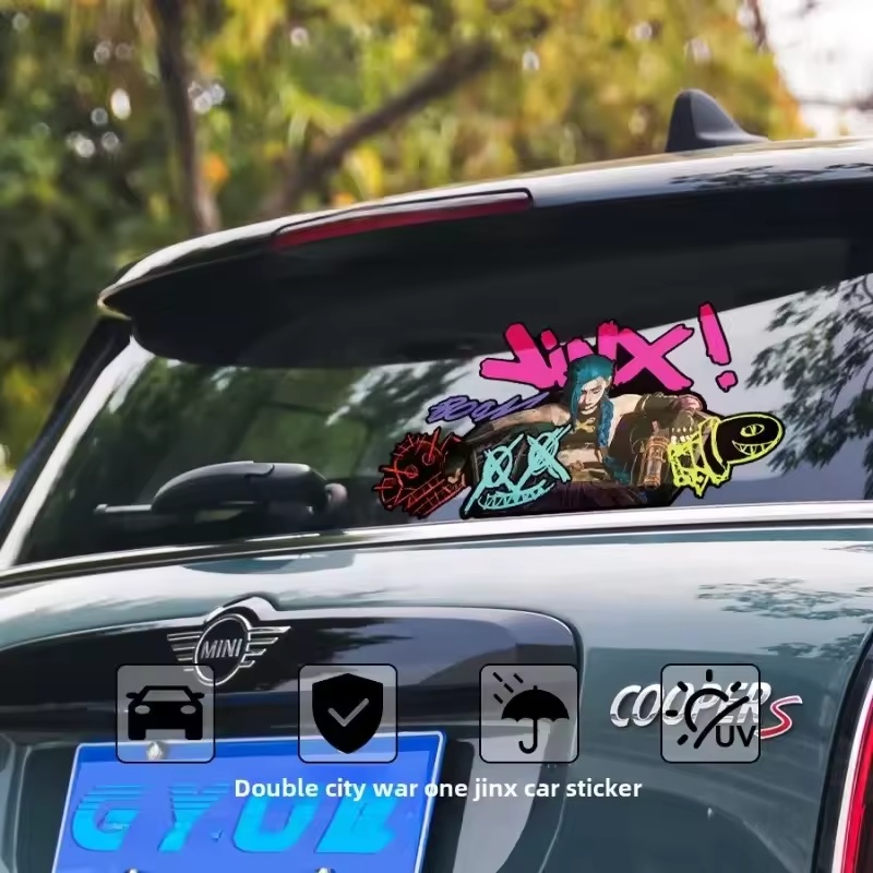 ملصق سيارة عاكس للضوء بتصميم ج - مراجعة Electric Gadget وسعره