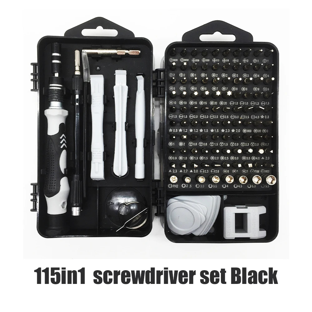 مفك براغي احترافي 115 في 1 مع  - مراجعة Electronics Repair Gadgets وسعره