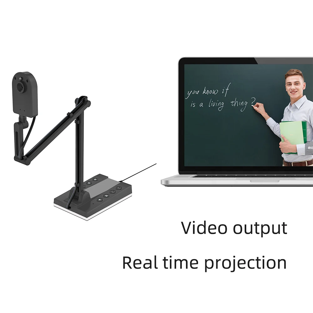 كاميرا وثائق A4 بدقة 11 ميجابك - مراجعة Document Camera Visualizer وسعره