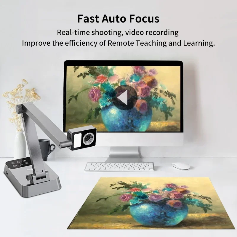 جهاز عرض تعليمي محمول جديد مع  - مراجعة Document Camera Visualizer وسعره