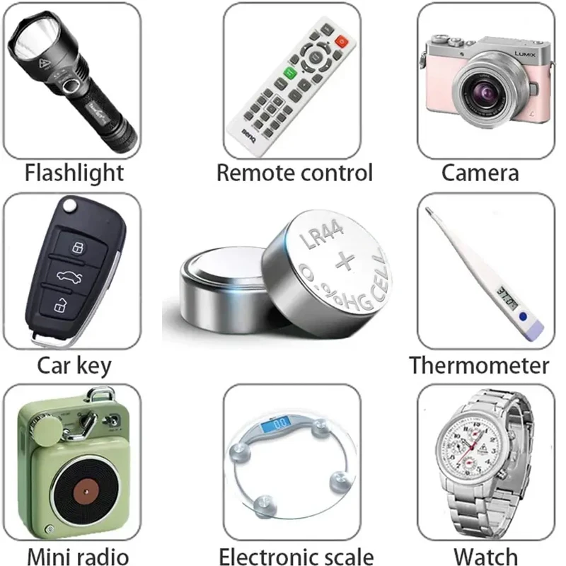 10-100 قطعة بطاريات زرية LR44  - مراجعة Electronics And Gadgets Ce وسعره