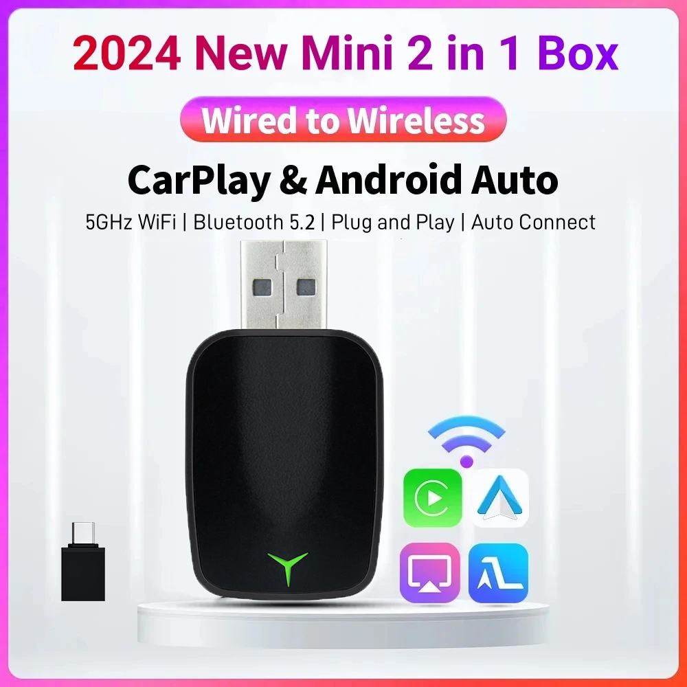سلكي جديد إلى Carplay اللاسلكي - مراجعة Gadgets For Electronics وسعره